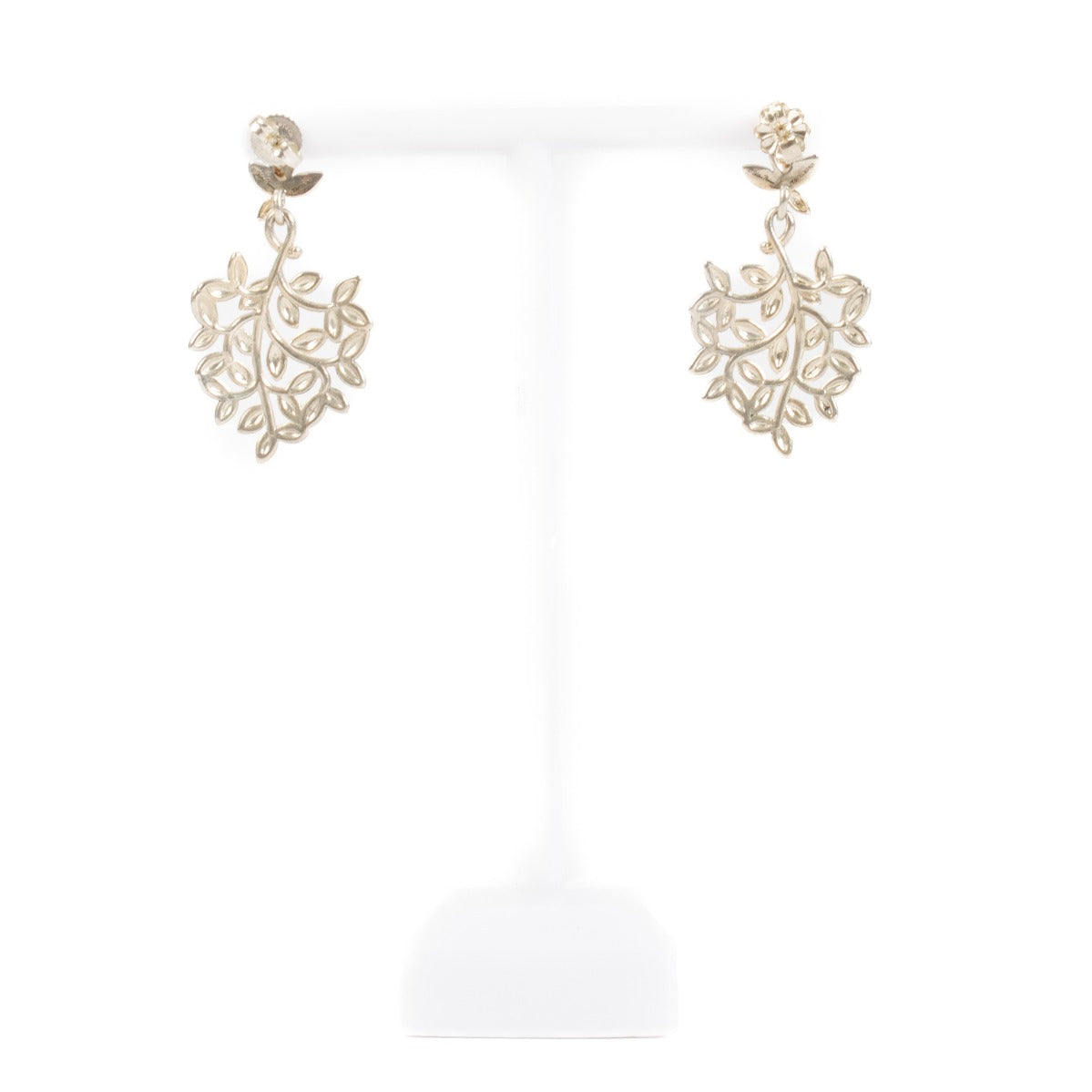 Tiffany & Co. Paloma Picasso Zilveren Olive Leaf Oorbellen