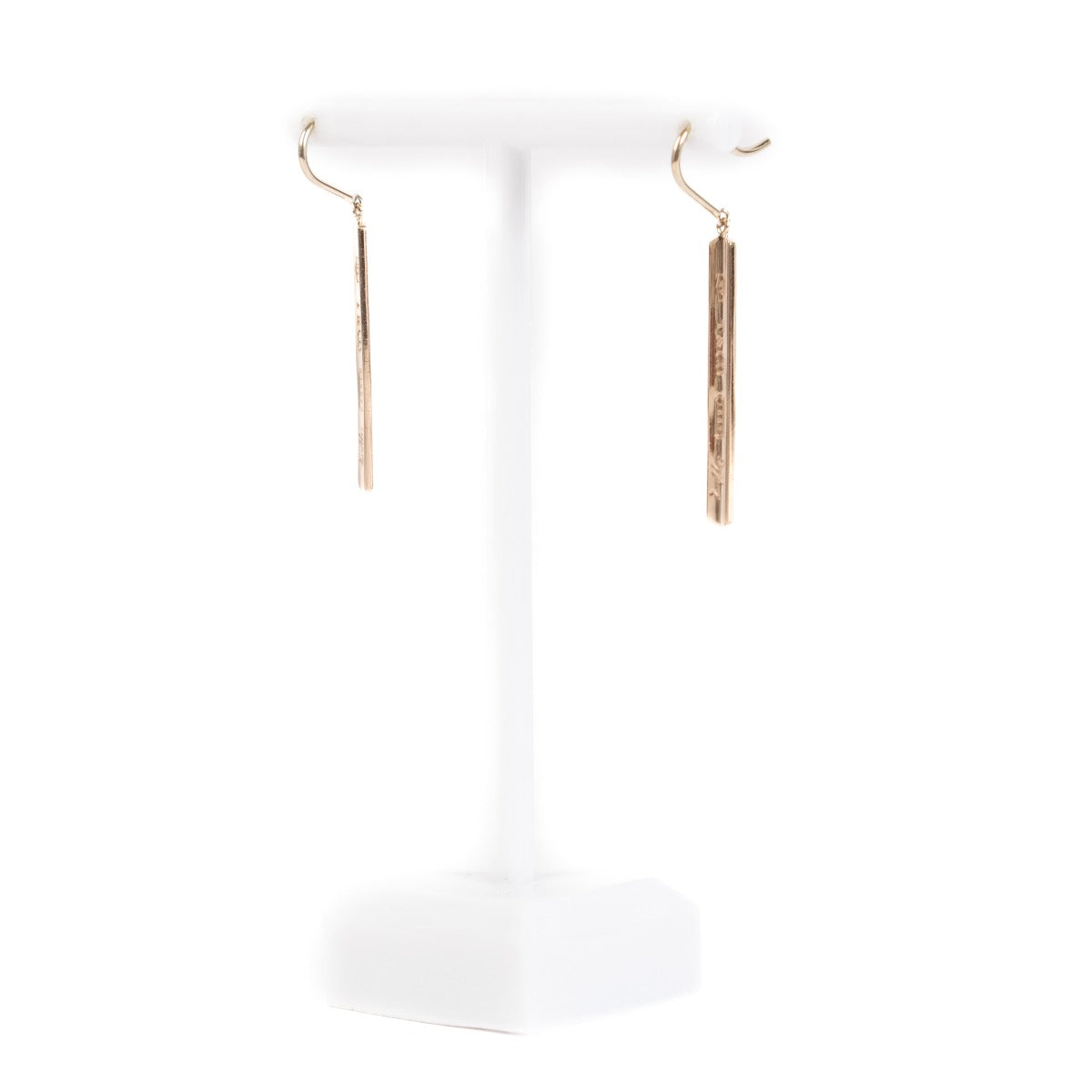 Tiffany & Co. Silver Rubeto Bar Earrings