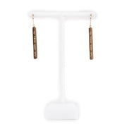 Tiffany & Co. Silver Rubeto Bar Earrings