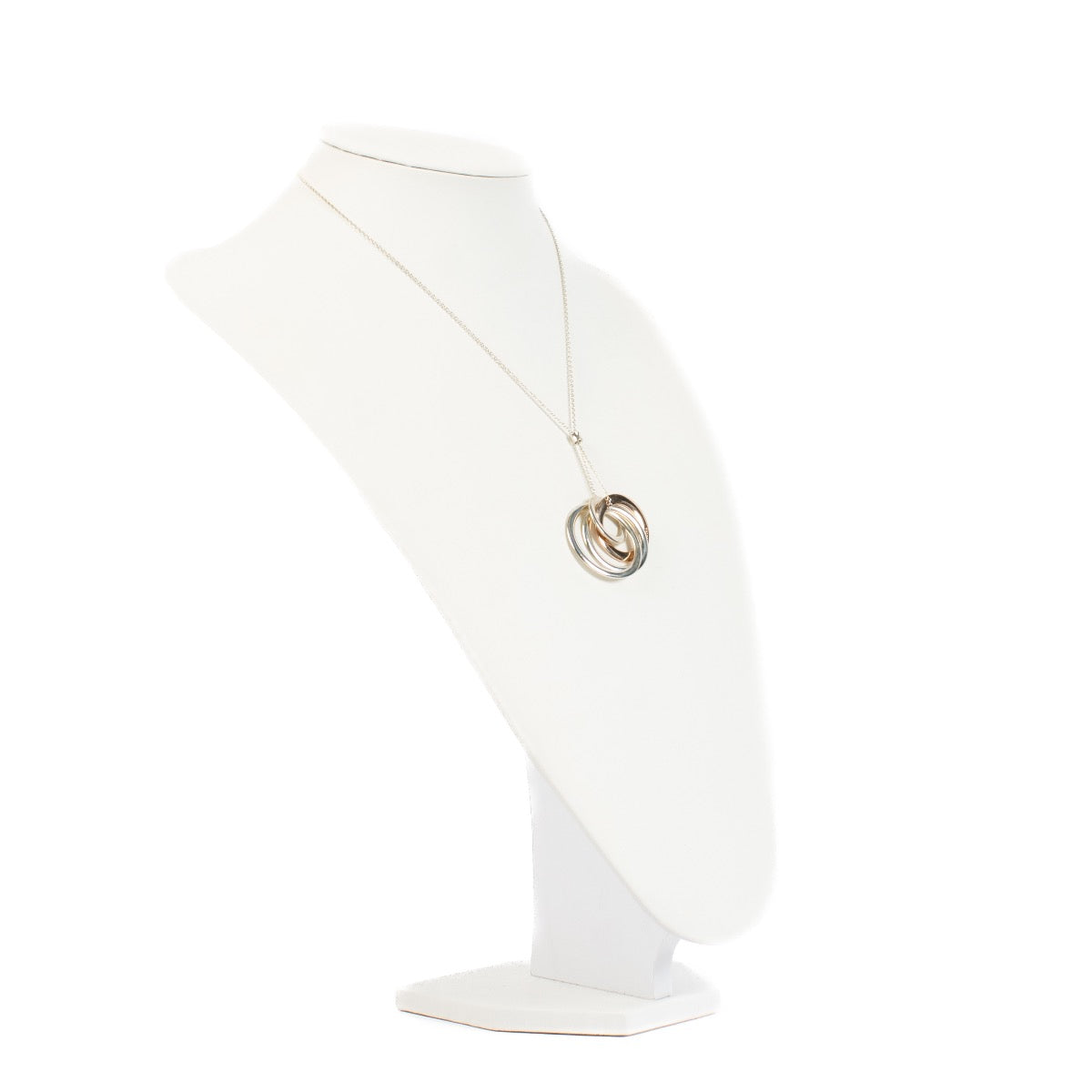 shop 100% authentic second hand Tiffany & Co. Silver 1837 Interlocking Circles Necklace on Labellov.com