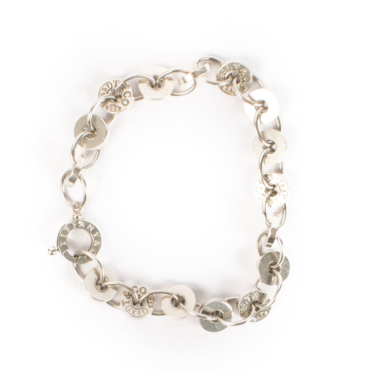 Tiffany & Co. Silver 1837 Circle Bracelet