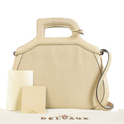 Shop authentic second hand Delvaux Sable Tissage Simple Sauternes Bag on www.labellov.com