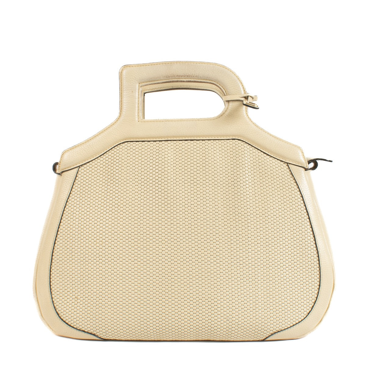 Shop authentic second hand Delvaux Sable Tissage Simple Sauternes Bag on www.labellov.com