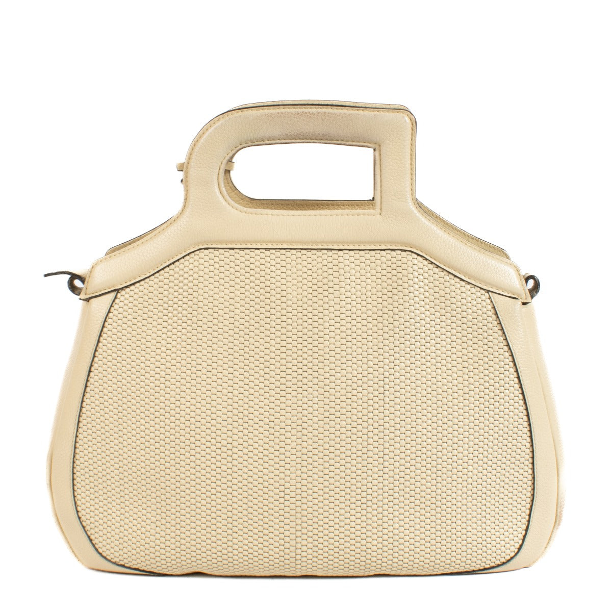 Shop authentic second hand Delvaux Sable Tissage Simple Sauternes Bag on www.labellov.com