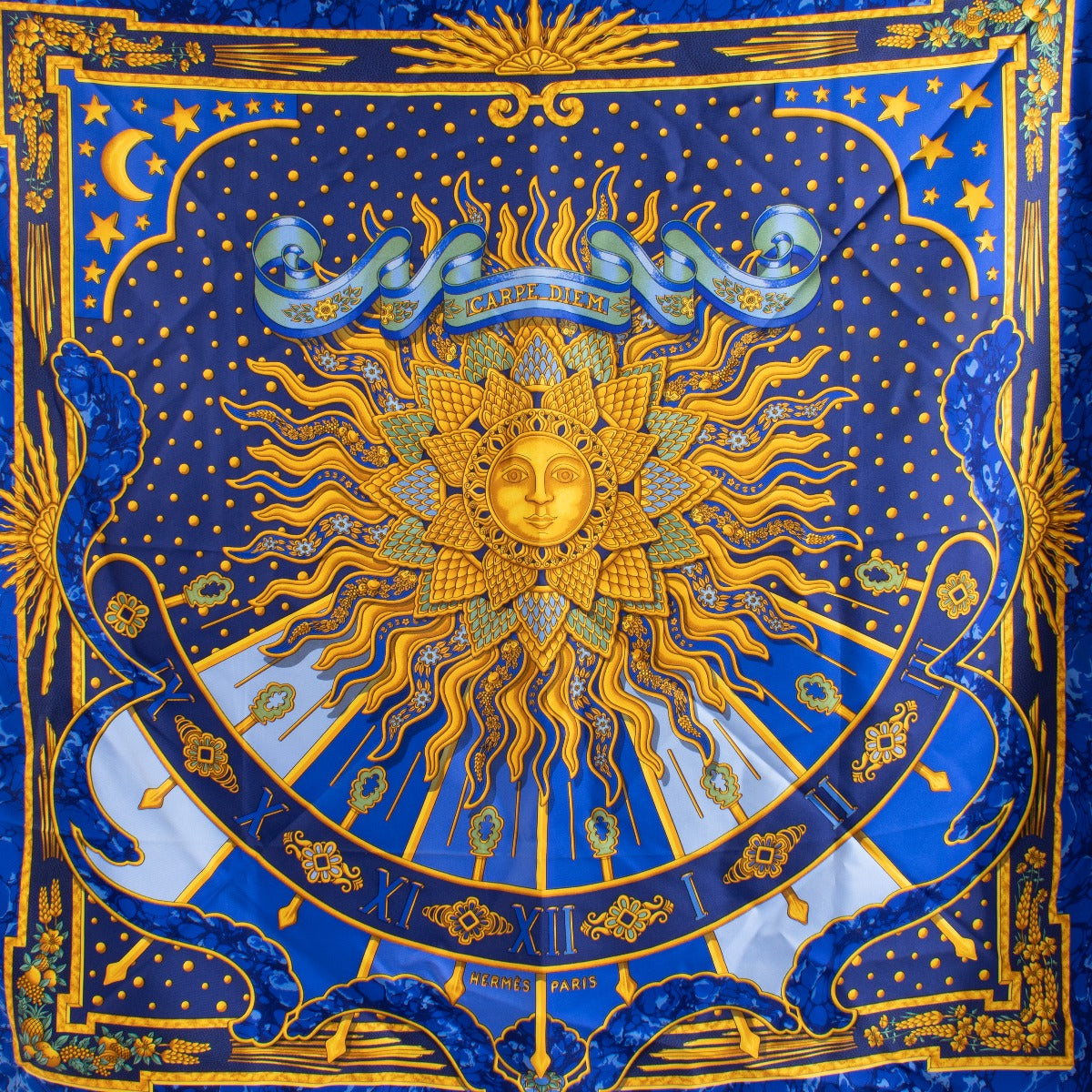 Foulard Hermès Carpe Diem 90