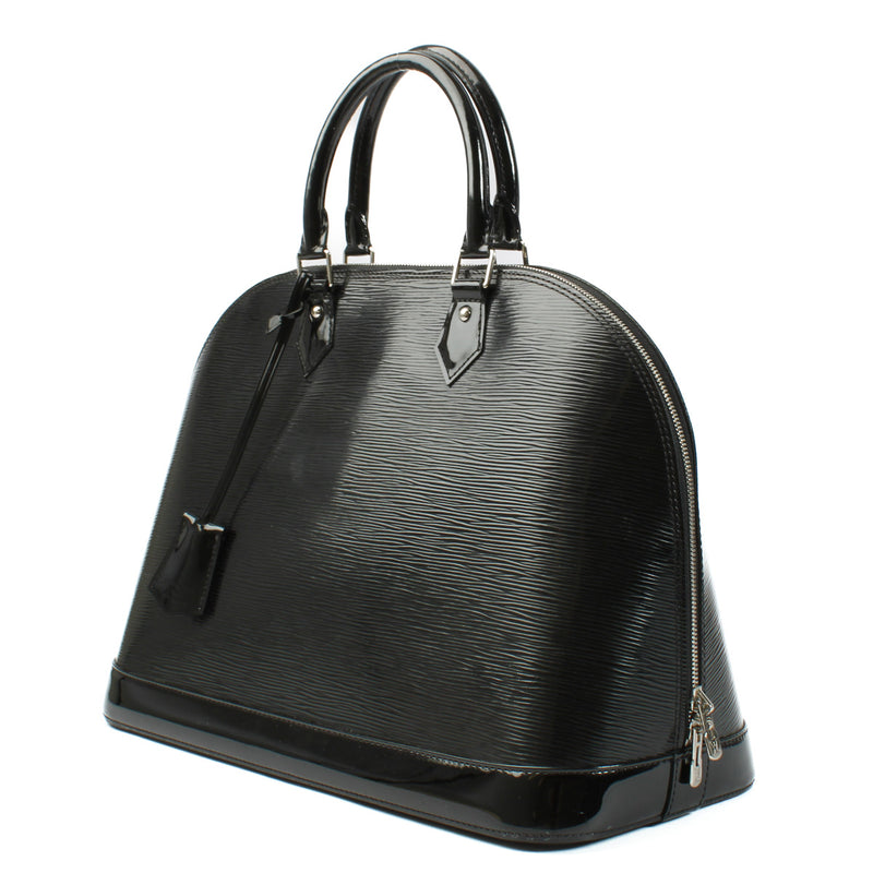 Louis Vuitton Large Black Epi Alma Bag