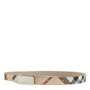 shop 100% authentic second hand Burberry Monogram Belt - Size 100 on Labellov.com