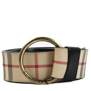 shop 100% authentic second hand Burberry Monogram Belt - Size 100 on Labellov.com