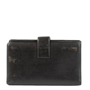 Shop safe online at Labellov in Antwerp and Knokke this 100% authentic second hand Delvaux Black Valeur Wallet
