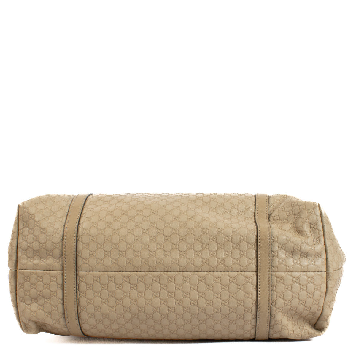 Gucci Microguccissima Biscuit Beige Shopping Tote Bag