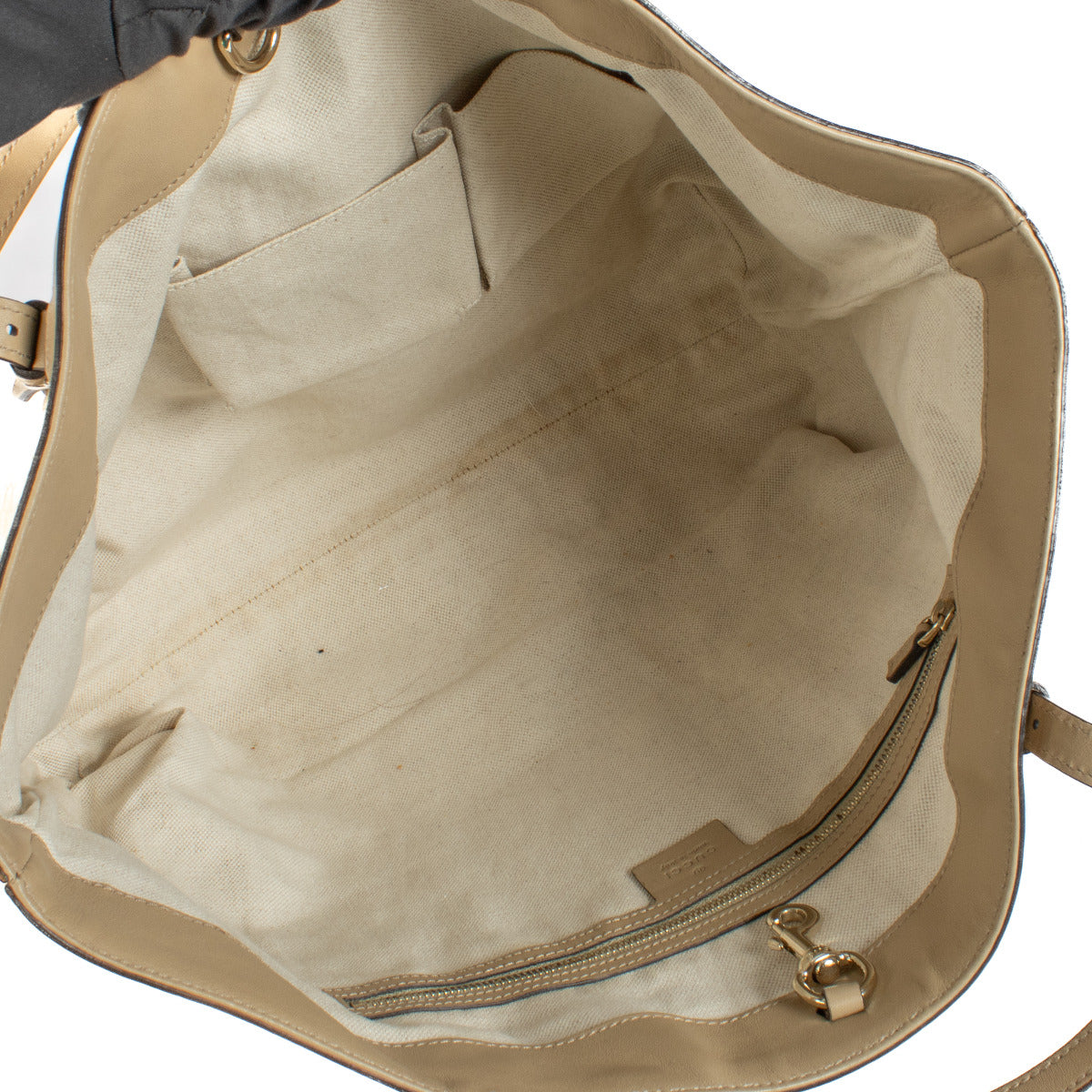 Gucci Microguccissima Biscuit Beige Shopping Tote Bag