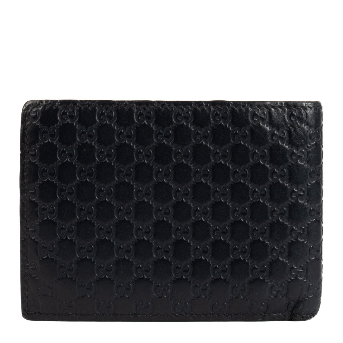 Shop safe online at Labellov in Antwerp and Knokke this 100% authentic second hand Gucci Blue Microguccissima Bi Fold Wallet
