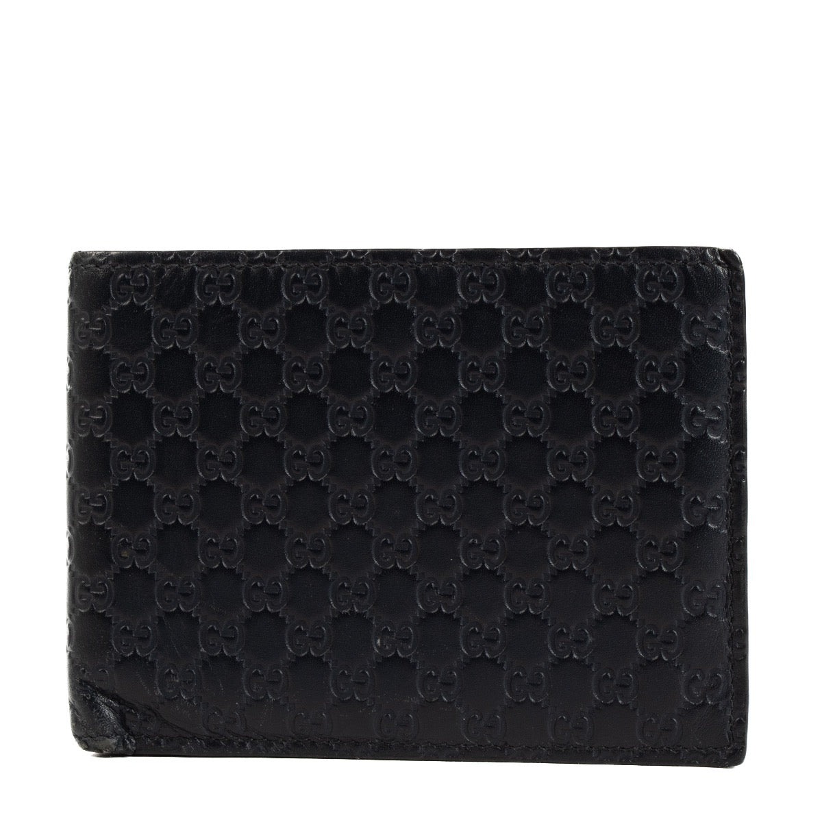 Shop safe online at Labellov in Antwerp and Knokke this 100% authentic second hand Gucci Blue Microguccissima Bi Fold Wallet