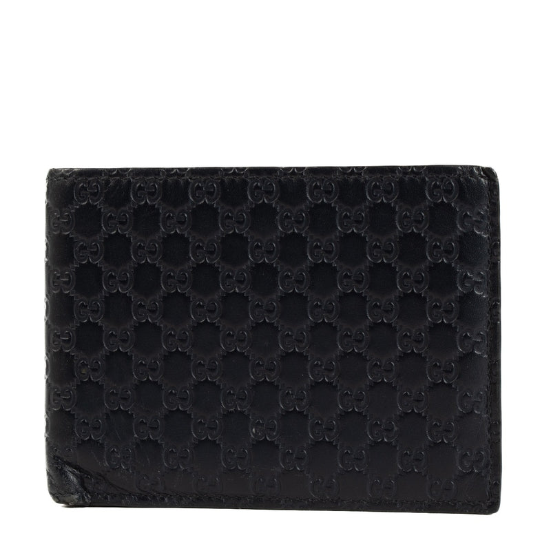 Shop safe online at Labellov in Antwerp and Knokke this 100% authentic second hand Gucci Blue Microguccissima Bi Fold Wallet