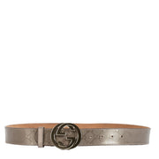 shop 100% authentic second hand Gucci Silver Belt - Size 95 on Labellov.com