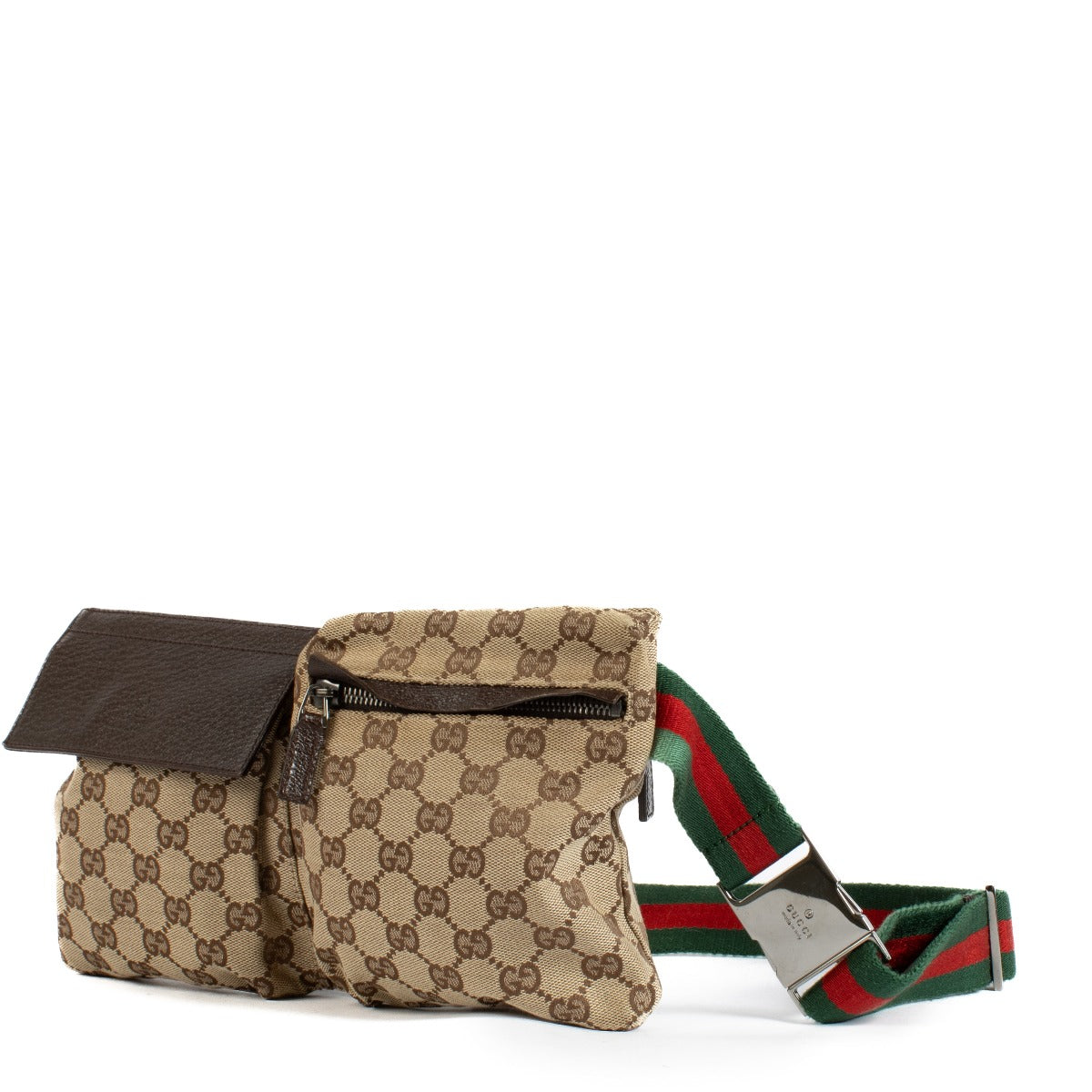 shop 100% authentic second hand Gucci Monogram Belt Bag on Labellov.com