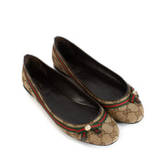 shop 100% authentic second hand Gucci Monogram Flats - Size 38 on Labellov.com