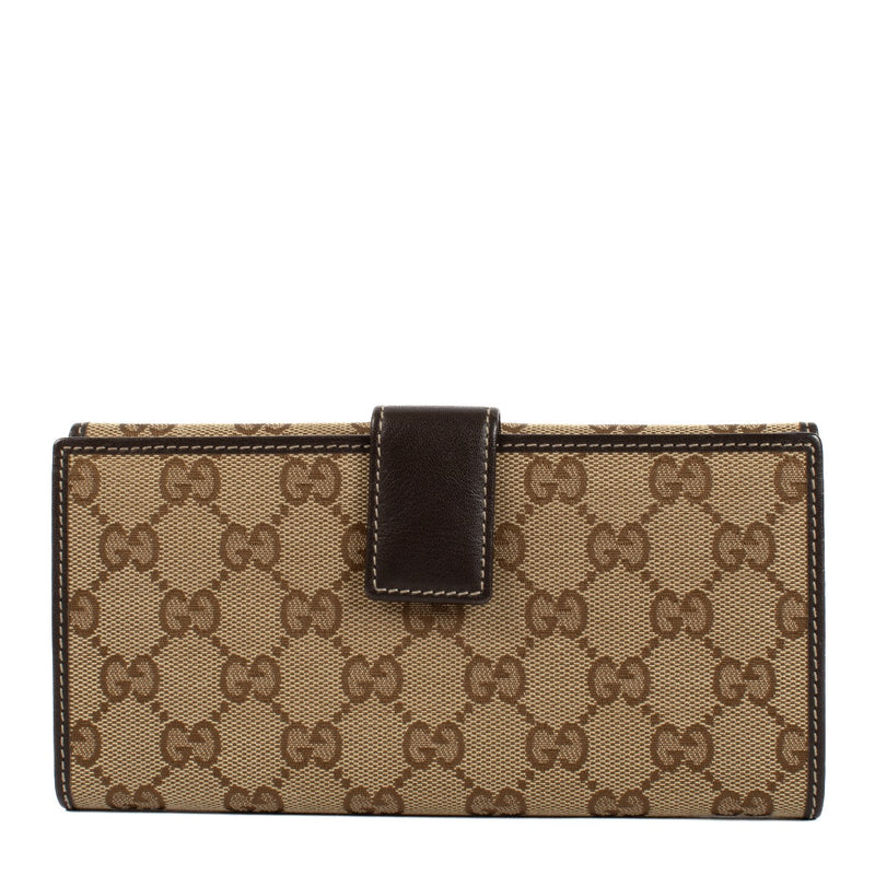 Shop safe online at Labellov in Antwerp and Knokke this 100% authentic second hand Gucci GG Canvas Wallet