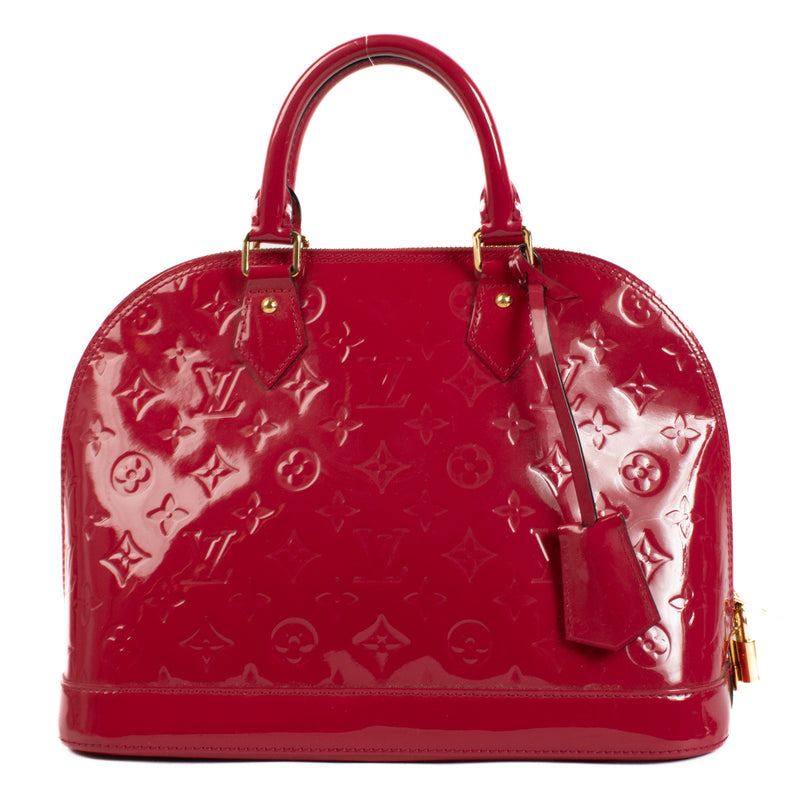 Louis Vuitton Cerises Pink Monogram Vernis Alma PM