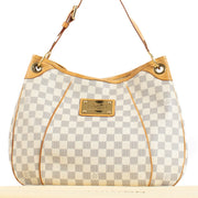 Shop safe online at Labellov in Antwerp, Brussels and Knokke this 100% authentic second hand Louis Vuitton Damier Azur Galliera Shoulder Bag