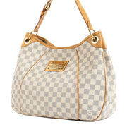 Shop safe online at Labellov in Antwerp, Brussels and Knokke this 100% authentic second hand Louis Vuitton Damier Azur Galliera Shoulder Bag