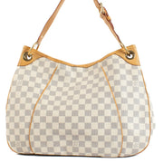 Shop safe online at Labellov in Antwerp, Brussels and Knokke this 100% authentic second hand Louis Vuitton Damier Azur Galliera Shoulder Bag