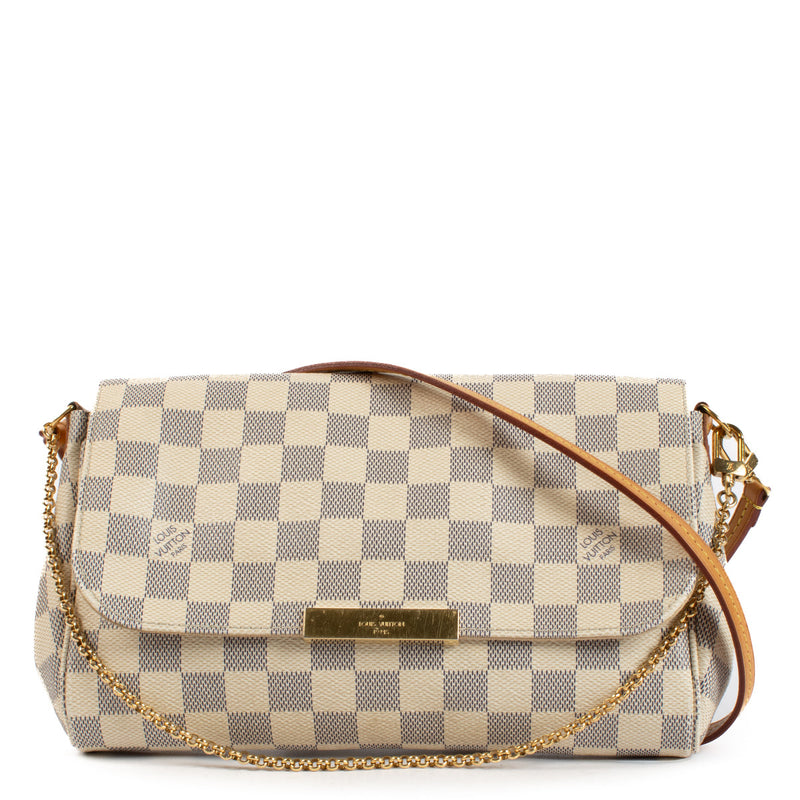 Louis Vuitton Damier Azur Favorite MM Crossbody Bag