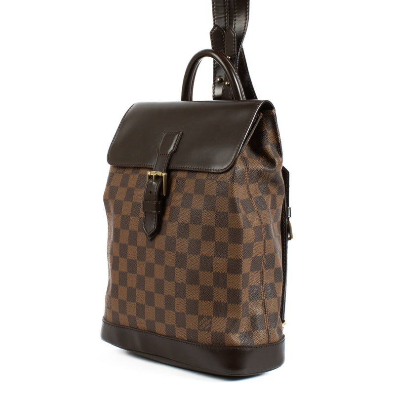 shop 100% authentic second hand Louis Vuitton Damier Ebene Soho Backpack on Labellov.com