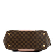 Shop safe online at Labellov in Antwerp, Brussels and Knokke this 100% authentic second hand Louis Vuitton Damier Ebene/Magnolia Jersey Tote Bag