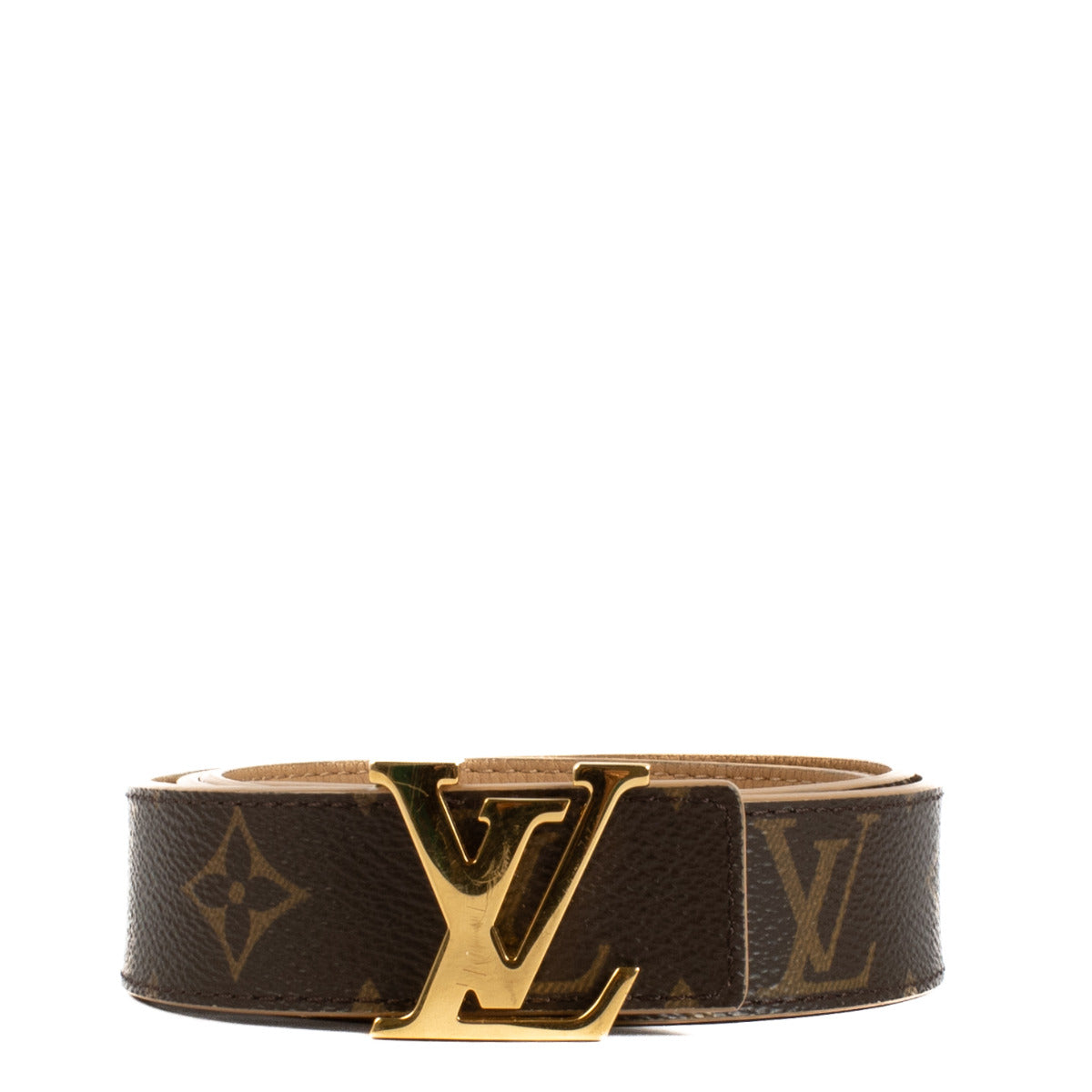 Can you buy and sell your authentic Louis Vuitton LV Initials Natural Reversible Belt - size 80