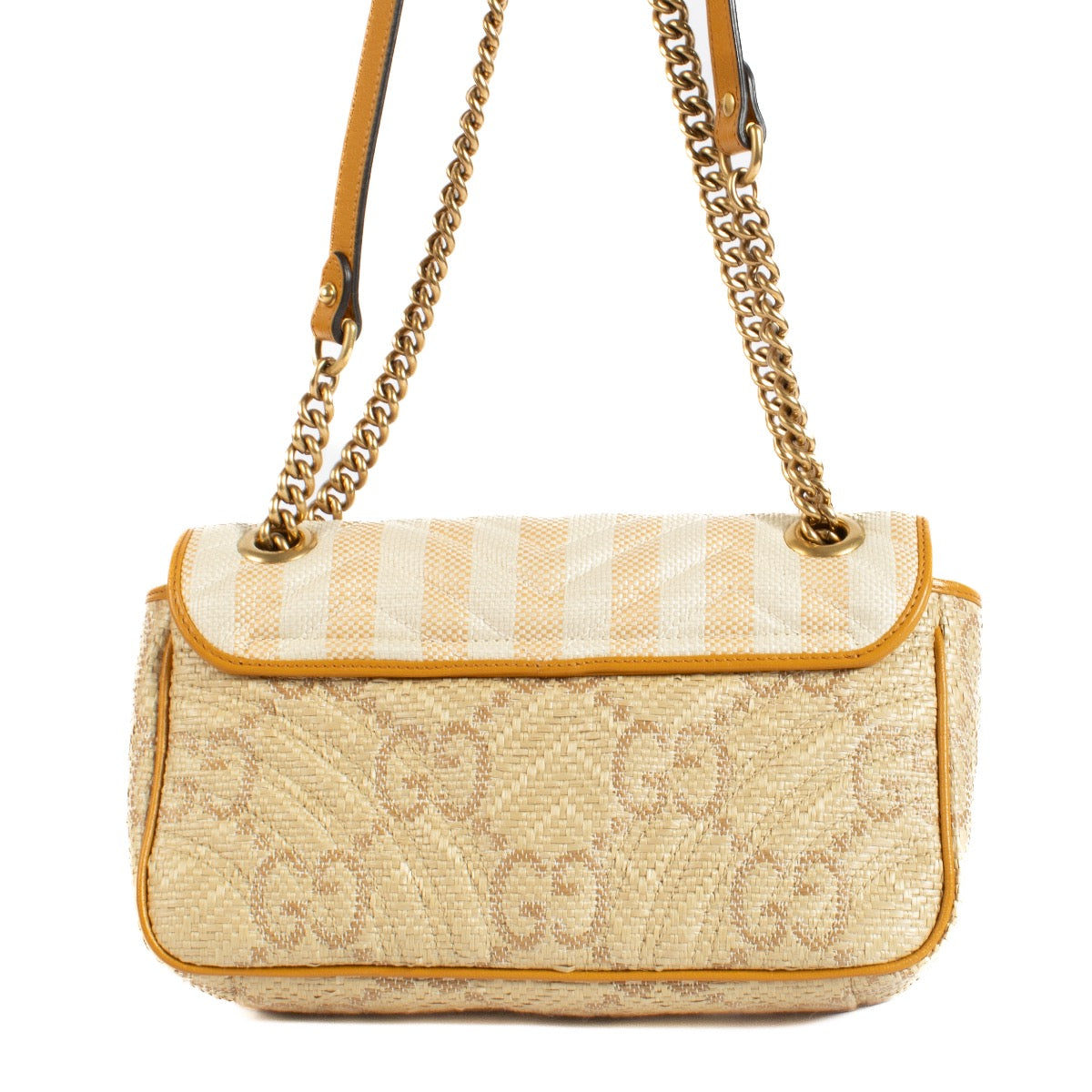 shop 100% authentic second hand Gucci Raffia GG Marmont Bag on Labellov.com