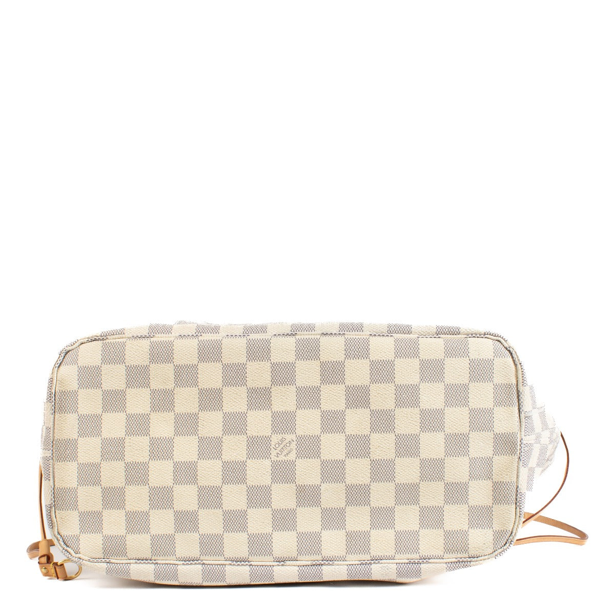 Shop safe online at Labellov in Antwerp, Brussels and Knokke this 100% authentic second hand Louis Vuitton Damier Azur Canvas Neverfull MM