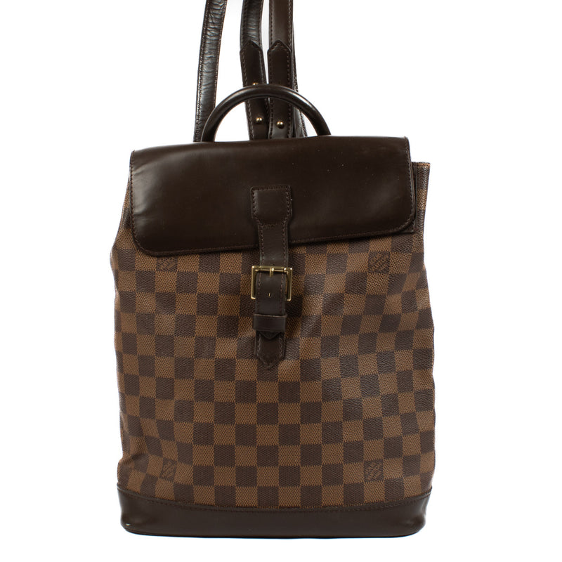 Louis Vuitton Damier Ebene Soho Backpack
