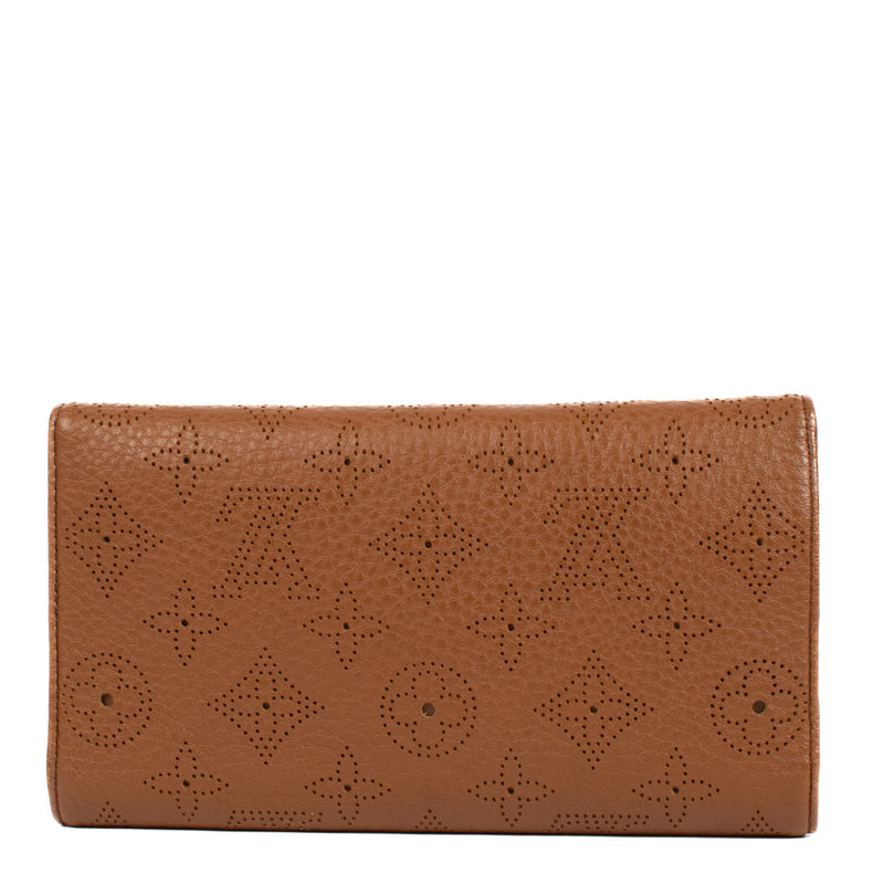Louis Vuitton Brown Leather Mahina Wallet