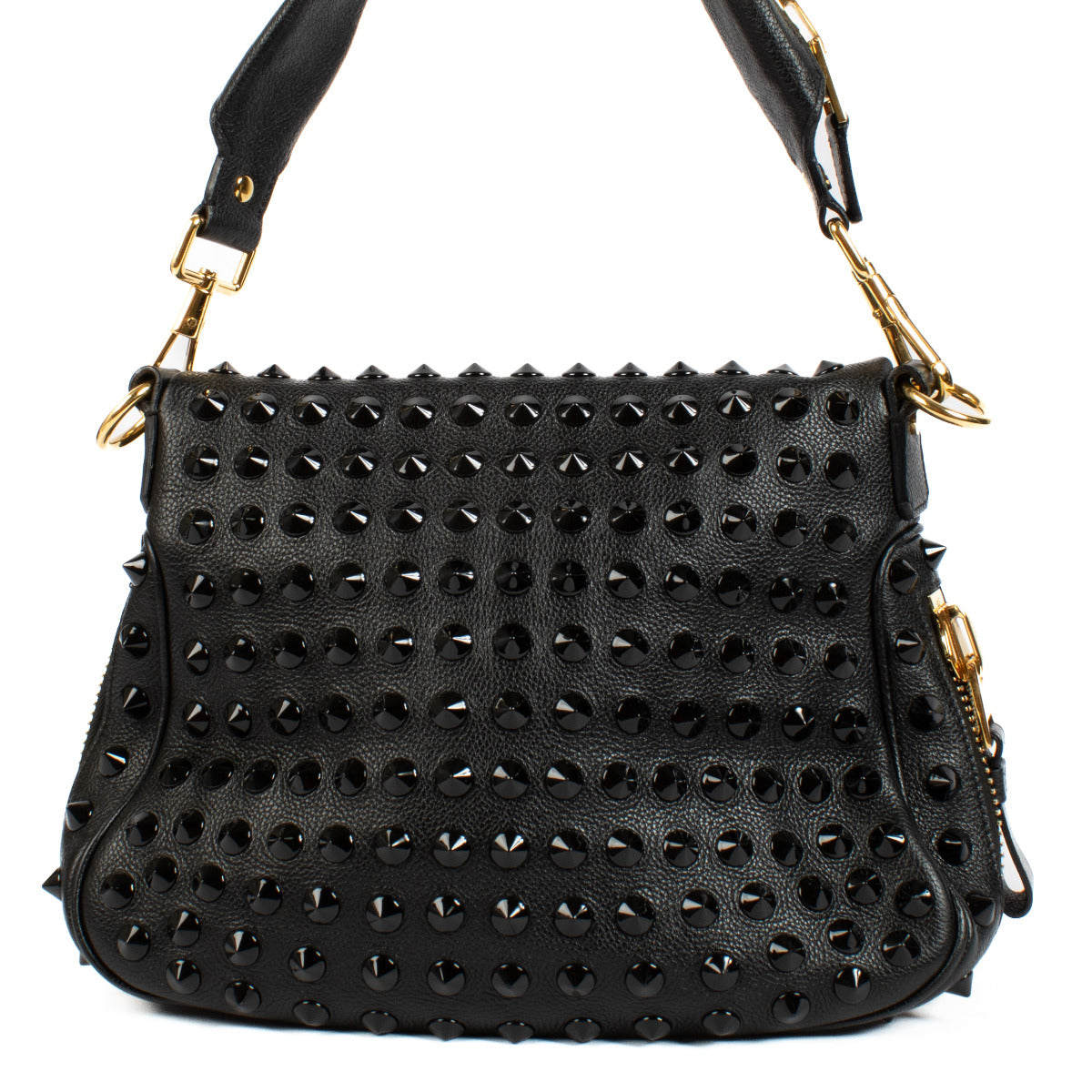 Tom Ford Black Studded Medium Jennifer Bag