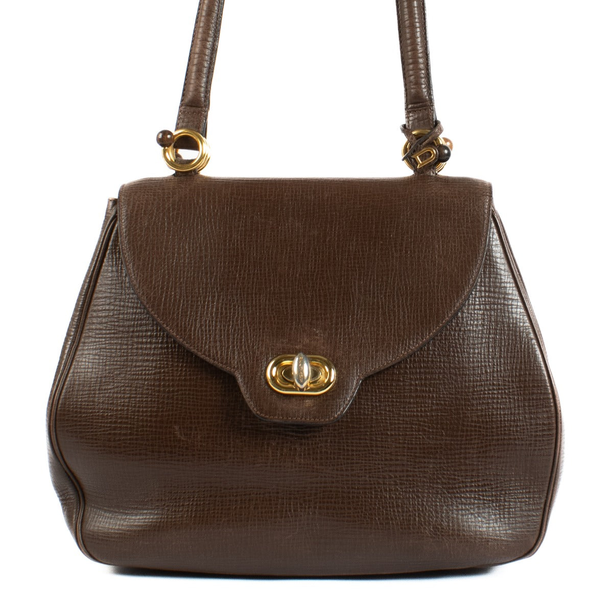 Shop safe online at Labellov in Antwerp, Brussels and Knokke this 100% authentic second hand Delvaux Brown Crossbody