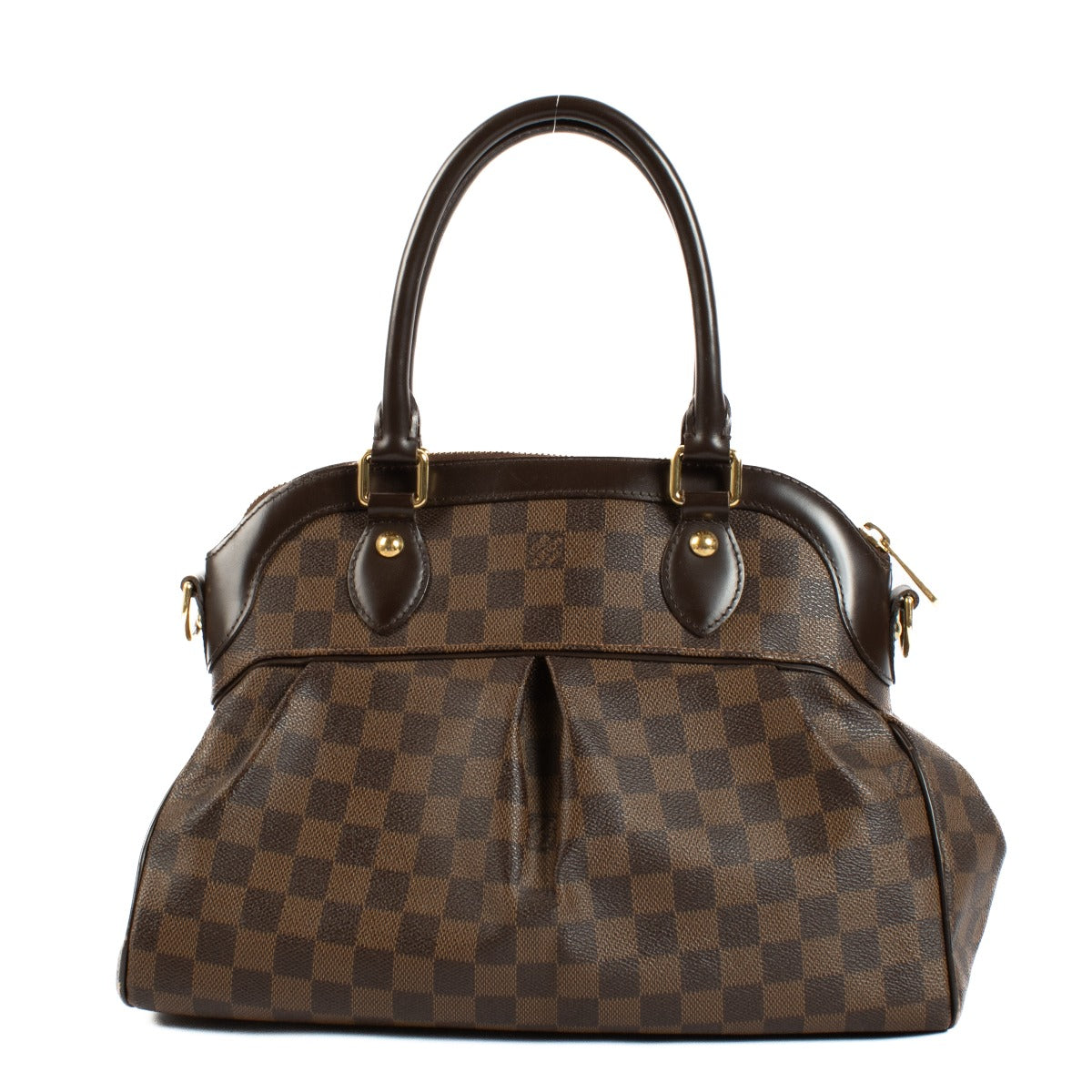 Shop safe online at Labellov in Antwerp, Brussels and Knokke this 100% authentic second hand Louis Vuitton Damier Ebene Trevi PM Shoulder Bag