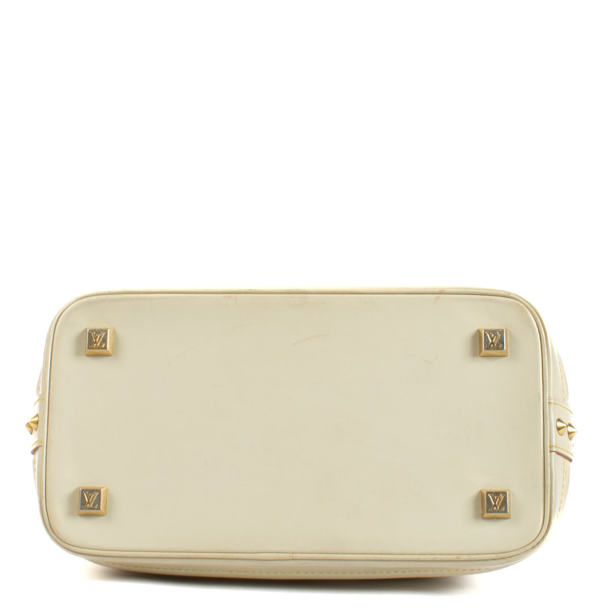 Shop safe online at Labellov in Antwerp, Brussels and Knokke this 100% authentic second hand Louis Vuitton Cream Suhali Lockit Bag