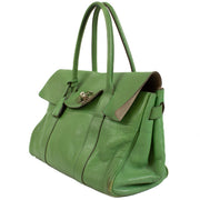 Buy authentic second hand Mulberry Green Goat Leather Classic Heritage Bayswater Top handle Bag at Labellov.com