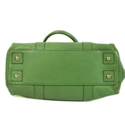 Buy authentic second hand Mulberry Green Goat Leather Classic Heritage Bayswater Top handle Bag at Labellov.com