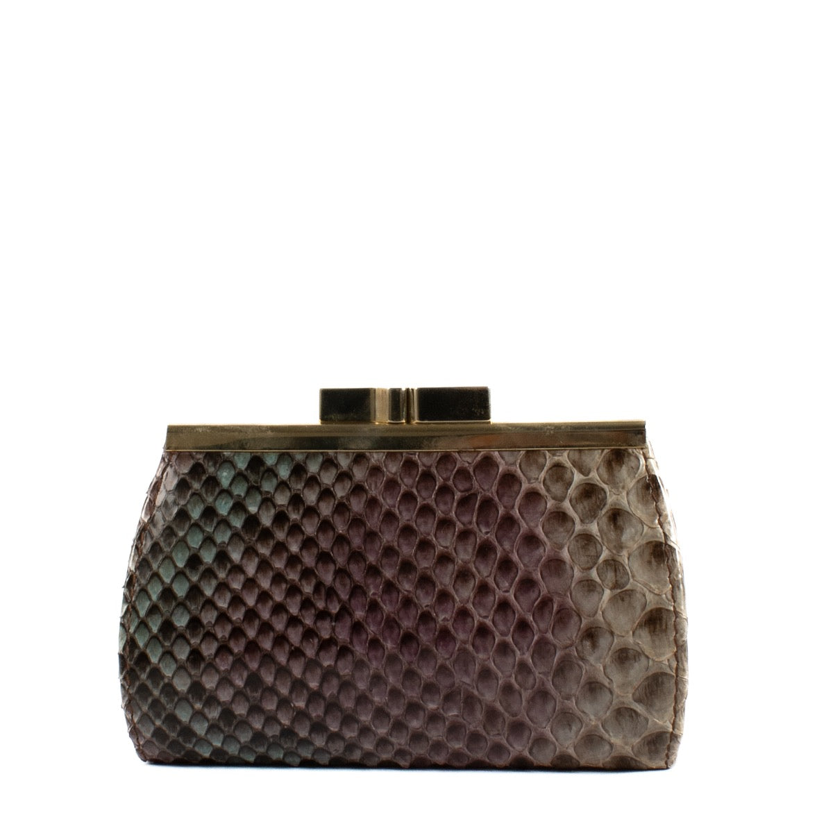 Shop safe online at Labellov in Antwerp, Brussels and knokke this 100% authentic second hand Christian Dior Purple Python Top Handle Bag