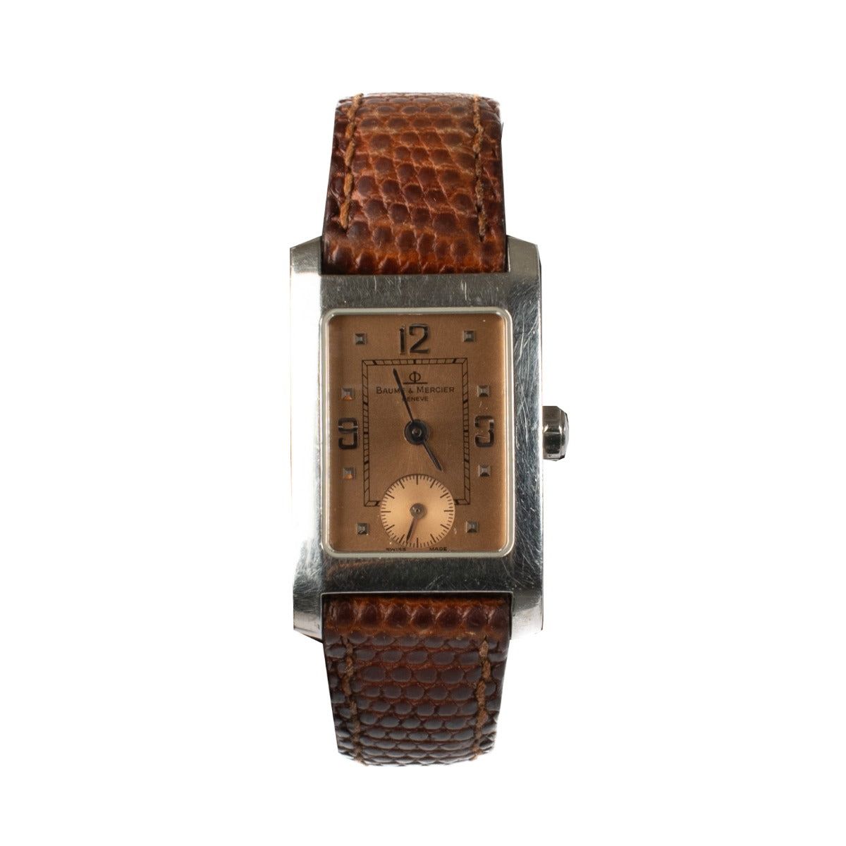 Shop safe online at Labellov in Antwerp, Brussels and Knokke this 100% authentic second hand Baume et Mercier Hampton Stainless Steel Watch