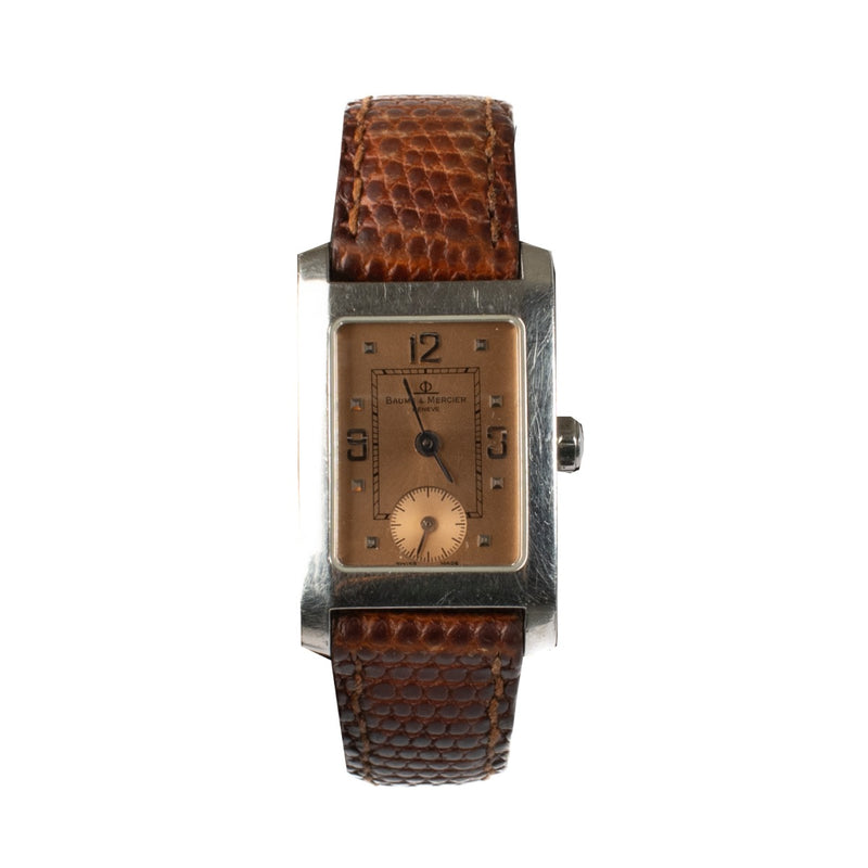 Shop safe online at Labellov in Antwerp, Brussels and Knokke this 100% authentic second hand Baume et Mercier Hampton Stainless Steel Watch