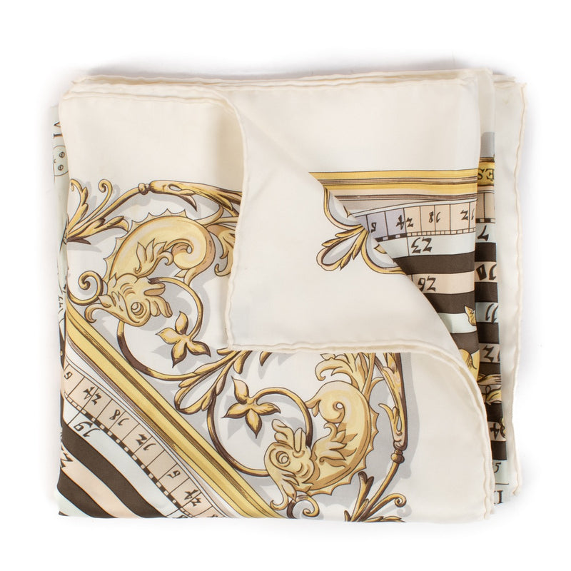 Shop 100% authentic secondhand Hermès White Dies et Hore 90 Scarf on Labellov.com