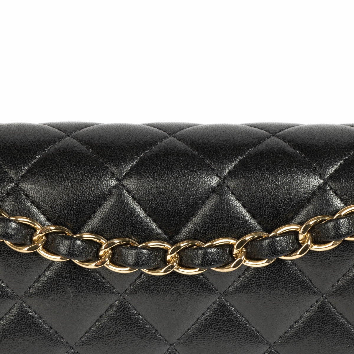 Authentic pre-loved Chanel Black Lambskin Medium Classic 11.12 Handbag on Labellov.com