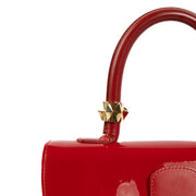 Shop safe online at Labellov in Antwerp, Brussels and Knokke this 100% authentic second hand Delvaux Gold Studded Bag Ring