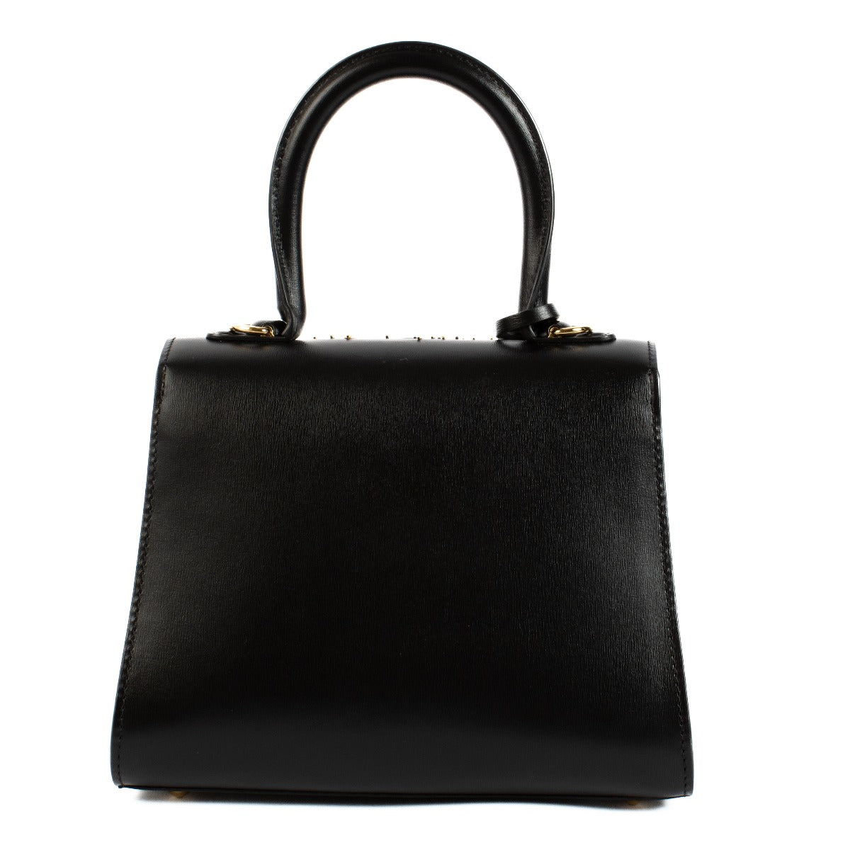Shop safe online at Labellov in Antwerp, brussels and Knokke this 100% authentic second hand Delvaux Black Box Calf Mini Firework Brillant PM Bag