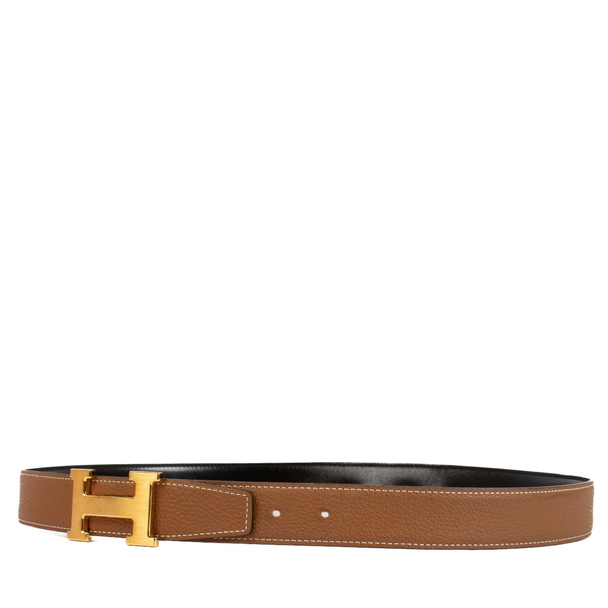 Ceinture réversible Hermès boucle H 32 mm - Taille 100