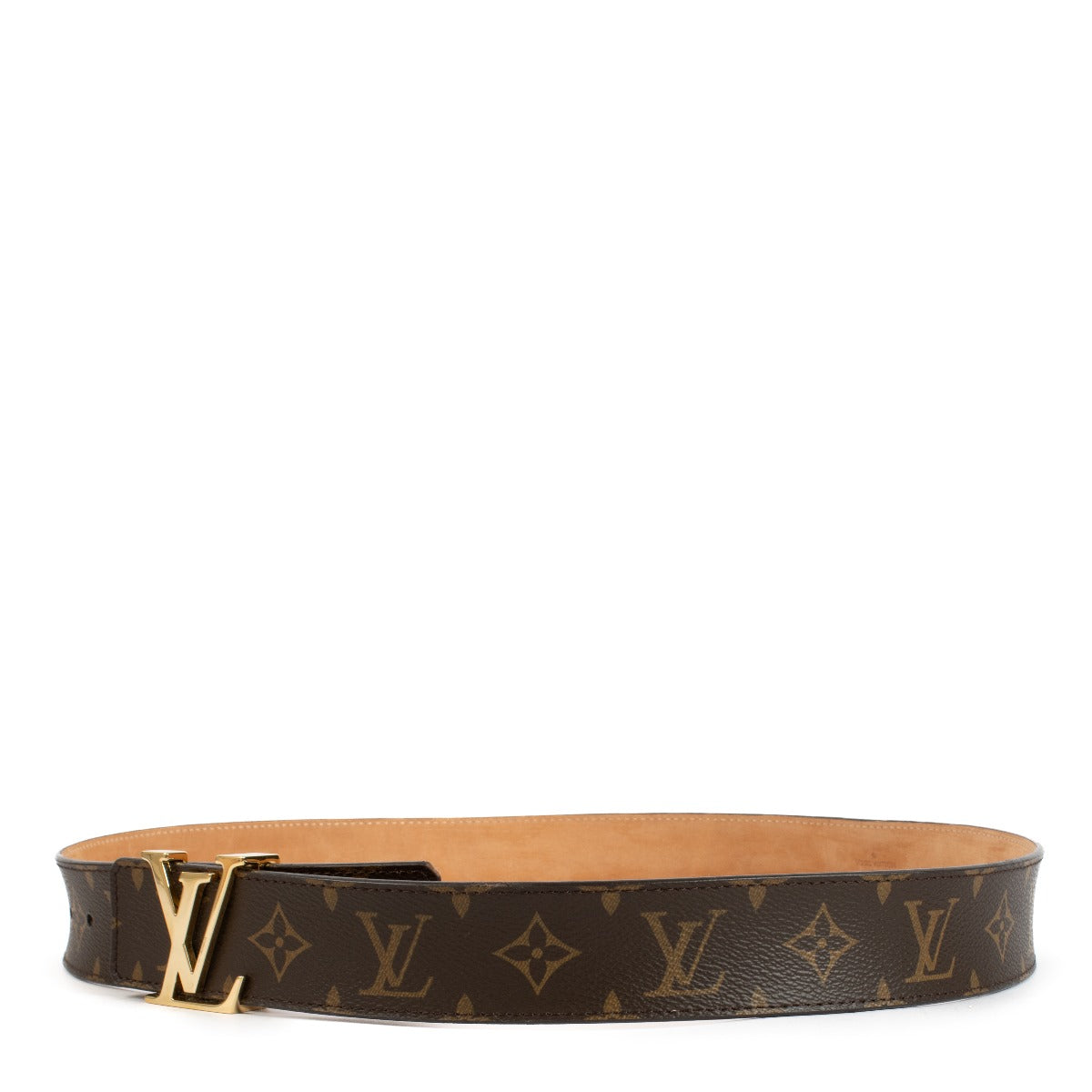 Shop safe online at Labellov in Antwerp, Brussels and Knokke this 100% authentic second hand Louis Vuitton Monogram Belt - Size 95