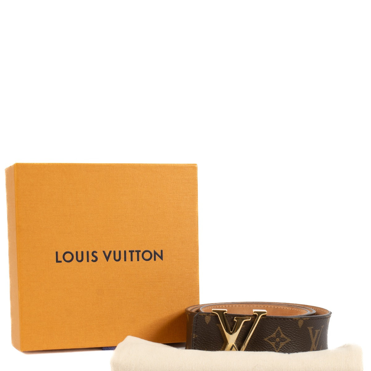 Shop safe online at Labellov in Antwerp, Brussels and Knokke this 100% authentic second hand Louis Vuitton Monogram Belt - Size 95